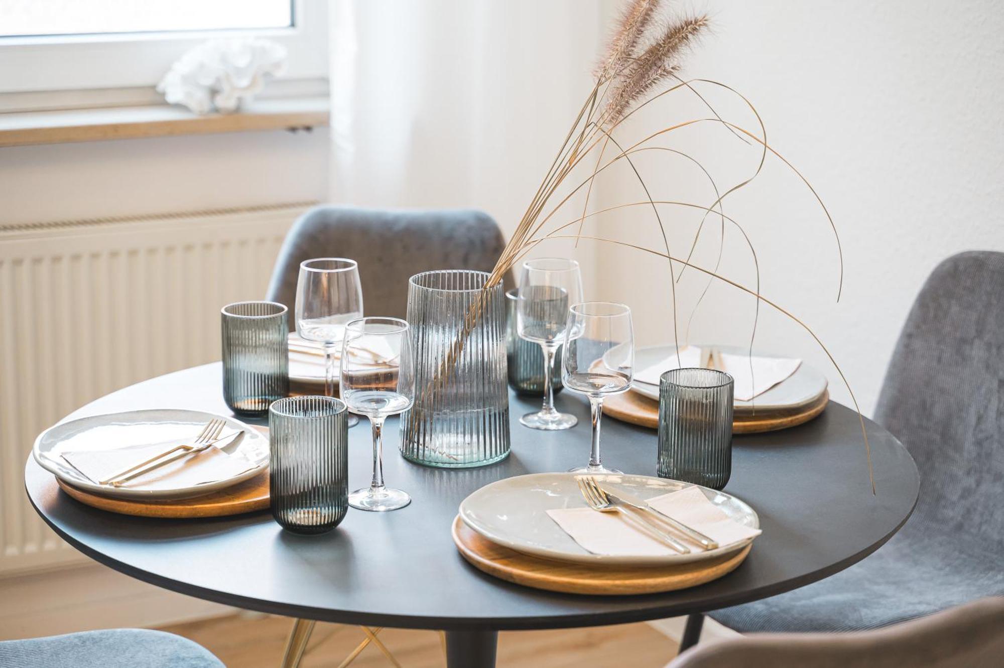 Helle Zentrumsnahe Familienfreundliche Ferienwohnung Fellbach Luaran gambar