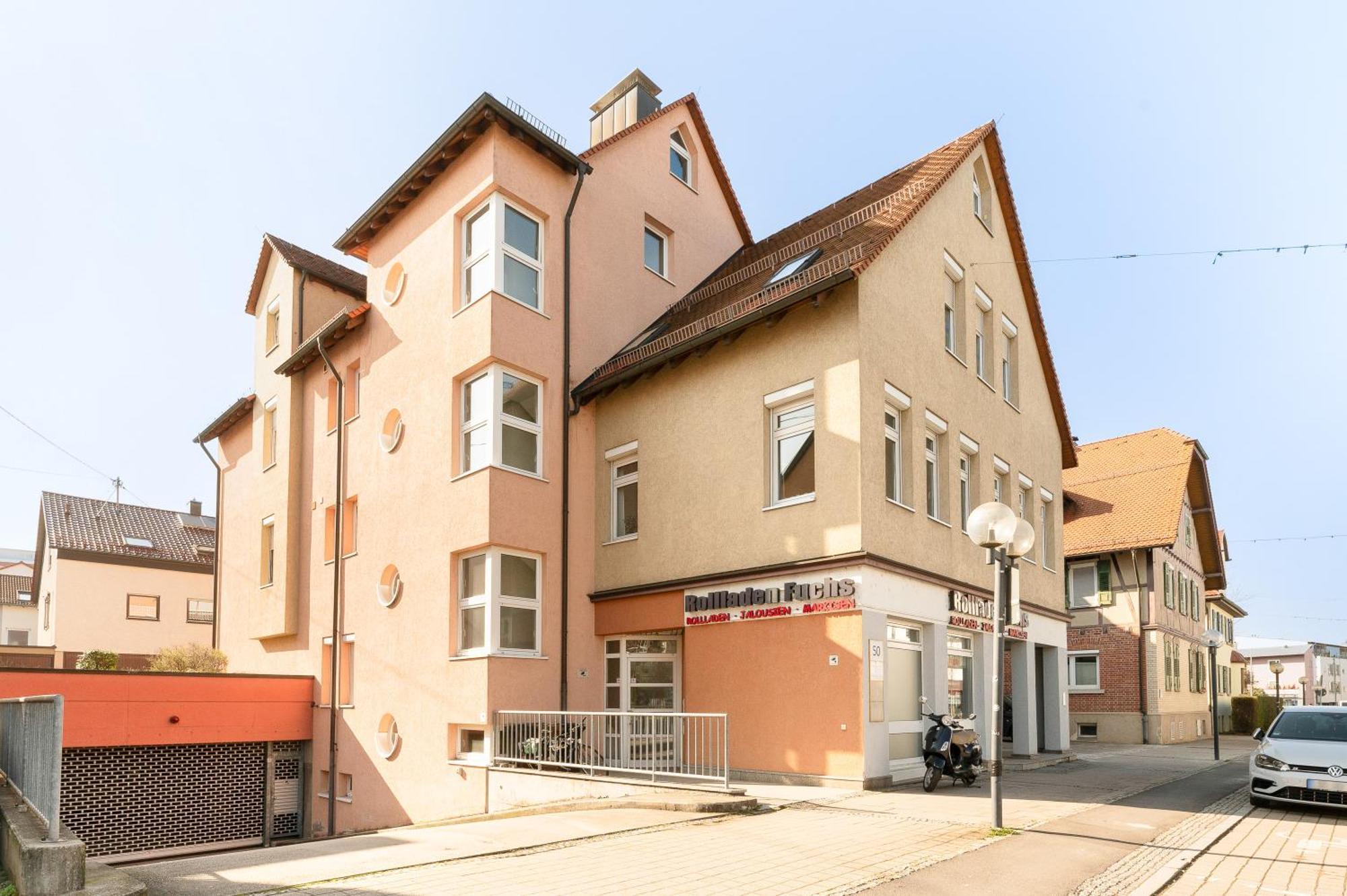 Helle Zentrumsnahe Familienfreundliche Ferienwohnung Fellbach Luaran gambar